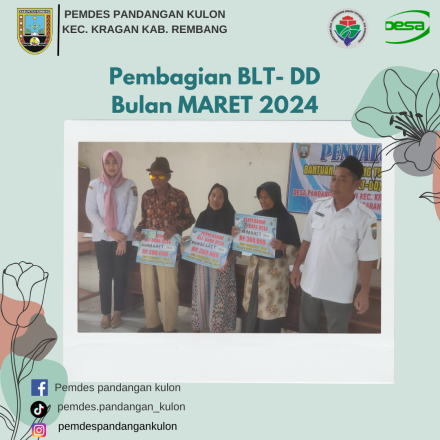 PEMBAGIAN BLT DD BULAN MARET