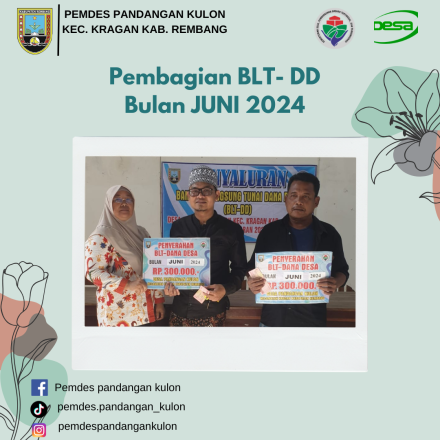 PEMBAGIAN BLT DD BULAN JUNI